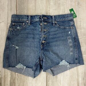 Gap High Rise Cheeky Short - Denim - 3.5" Inseam - Size 10/30 - NWT